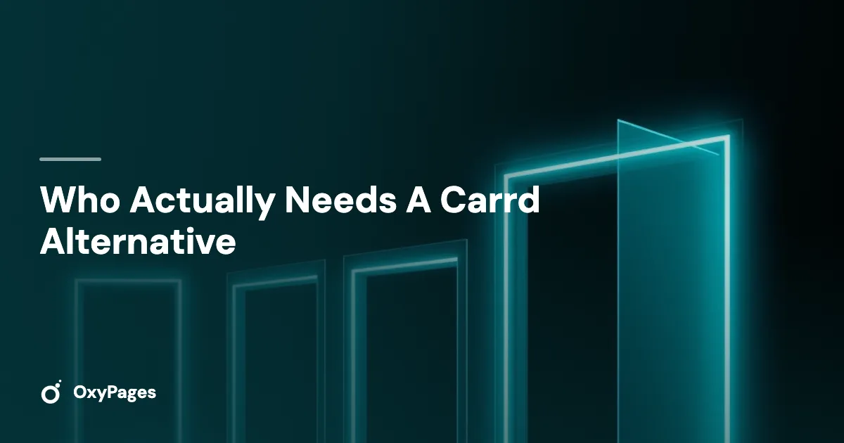Who Actually Needs A Carrd Alternative - OxyPages