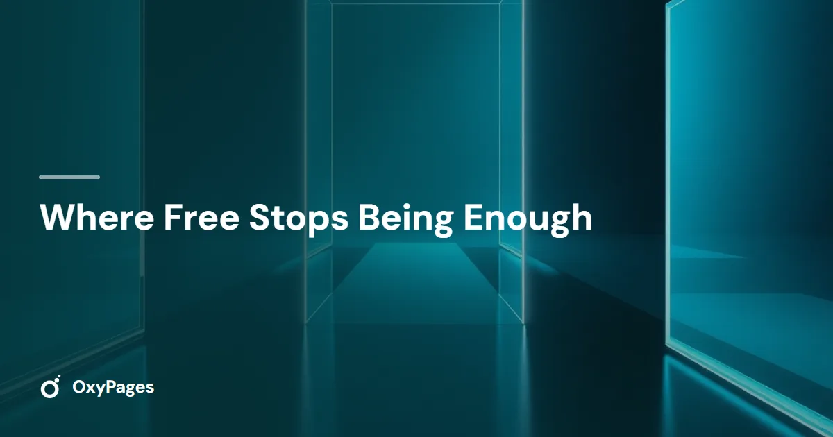 Where Free Stops Being Enough - OxyPages