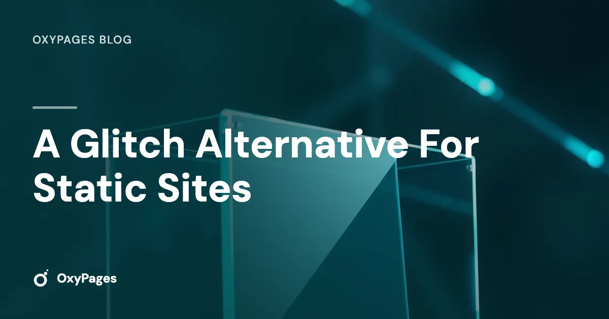 A Glitch Alternative For Static Sites