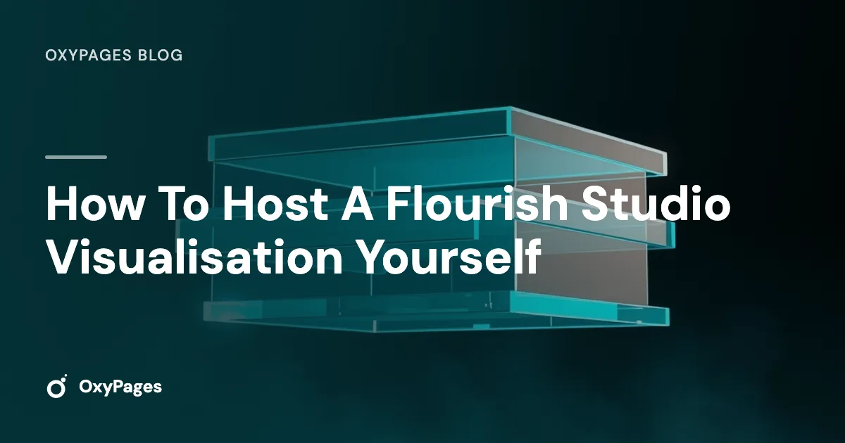 How To Host A Flourish Studio Visualisation Yourself