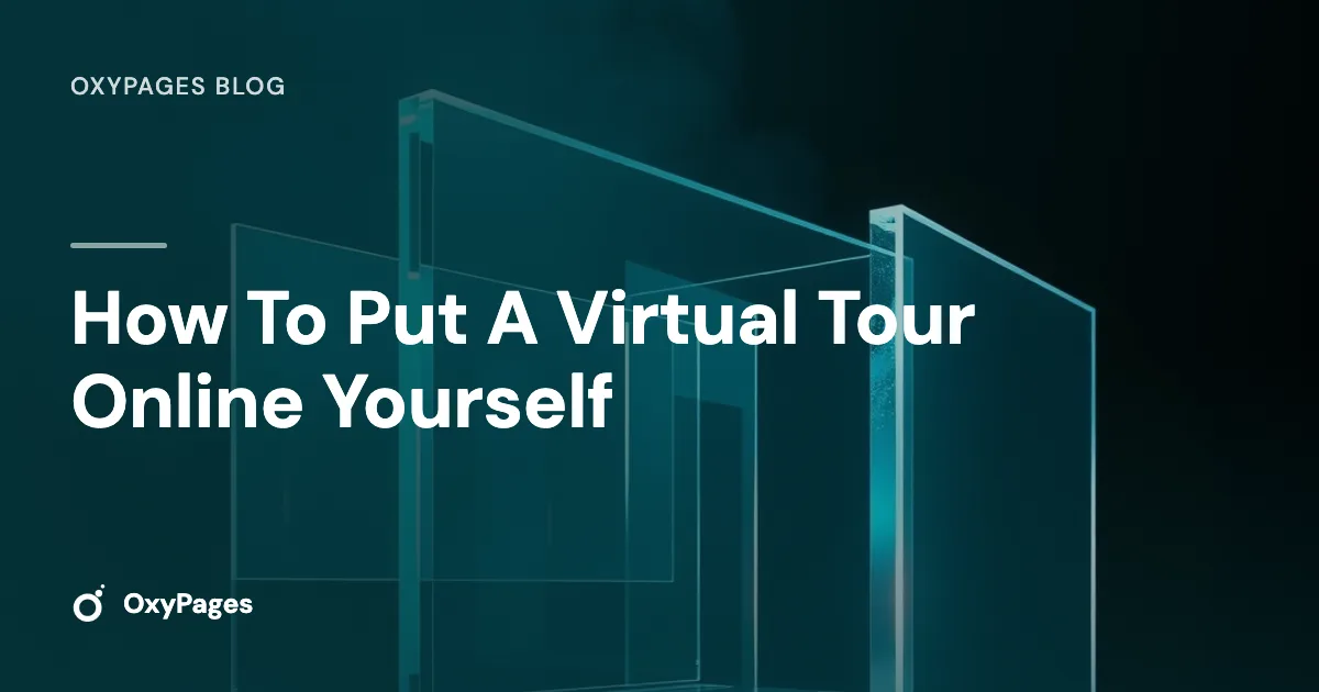 How To Put A Virtual Tour Online Yourself