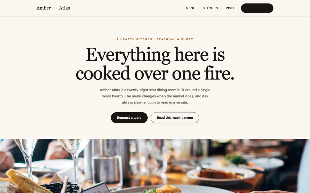 Amber Atlas Restaurant