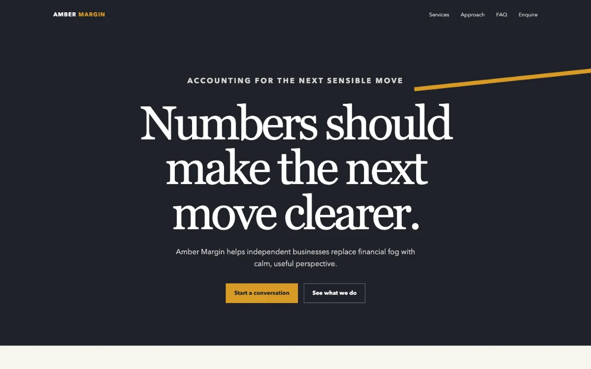 Amber Margin Accountant