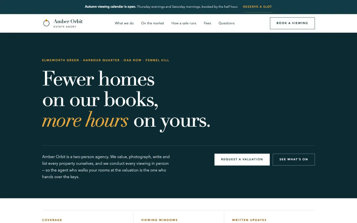 Amber Orbit Real Estate Agent