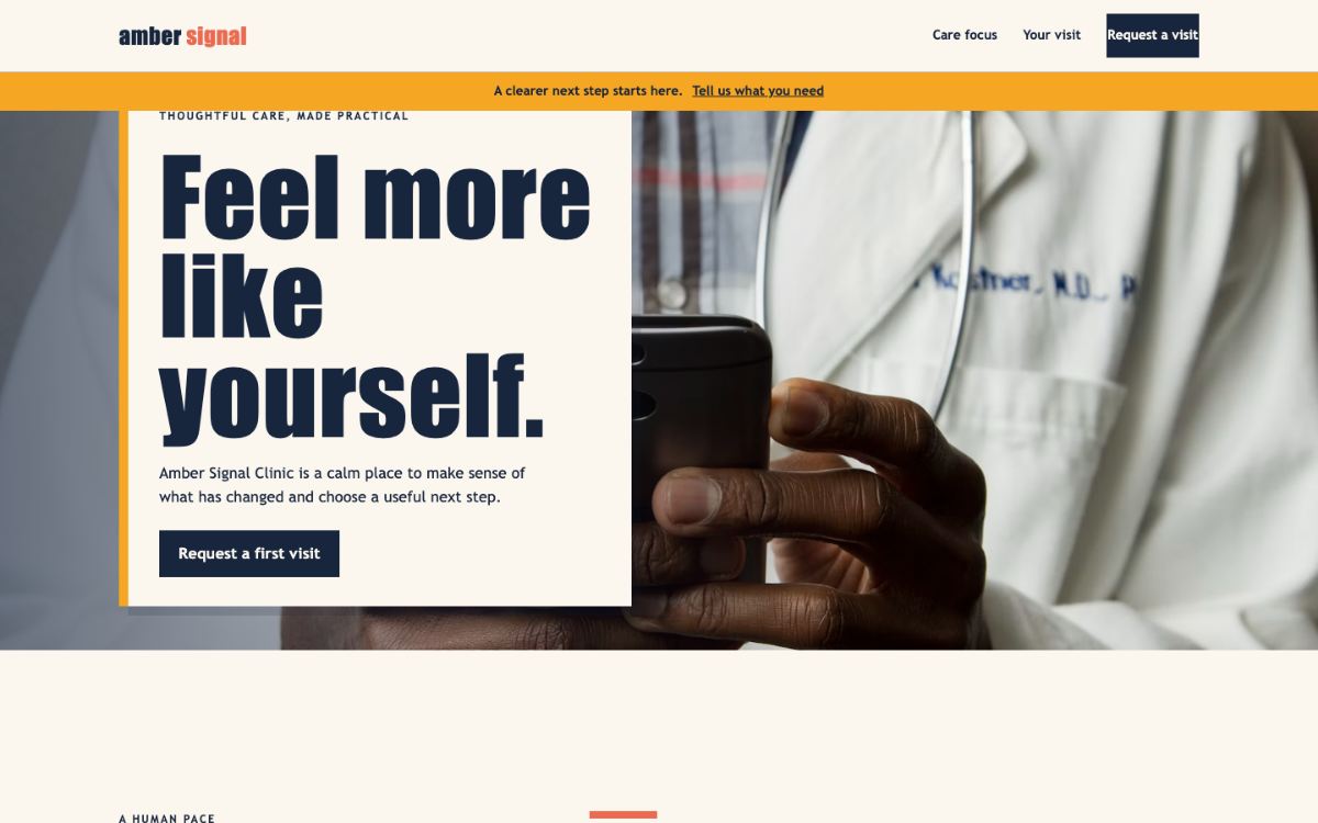 Amber Signal Clinic