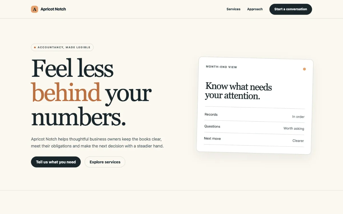 Apricot Notch Accountant
