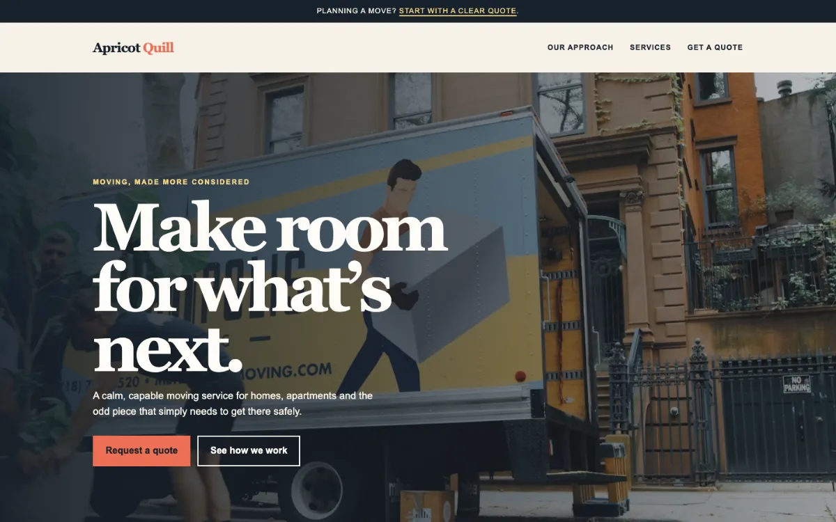 Apricot Quill Movers
