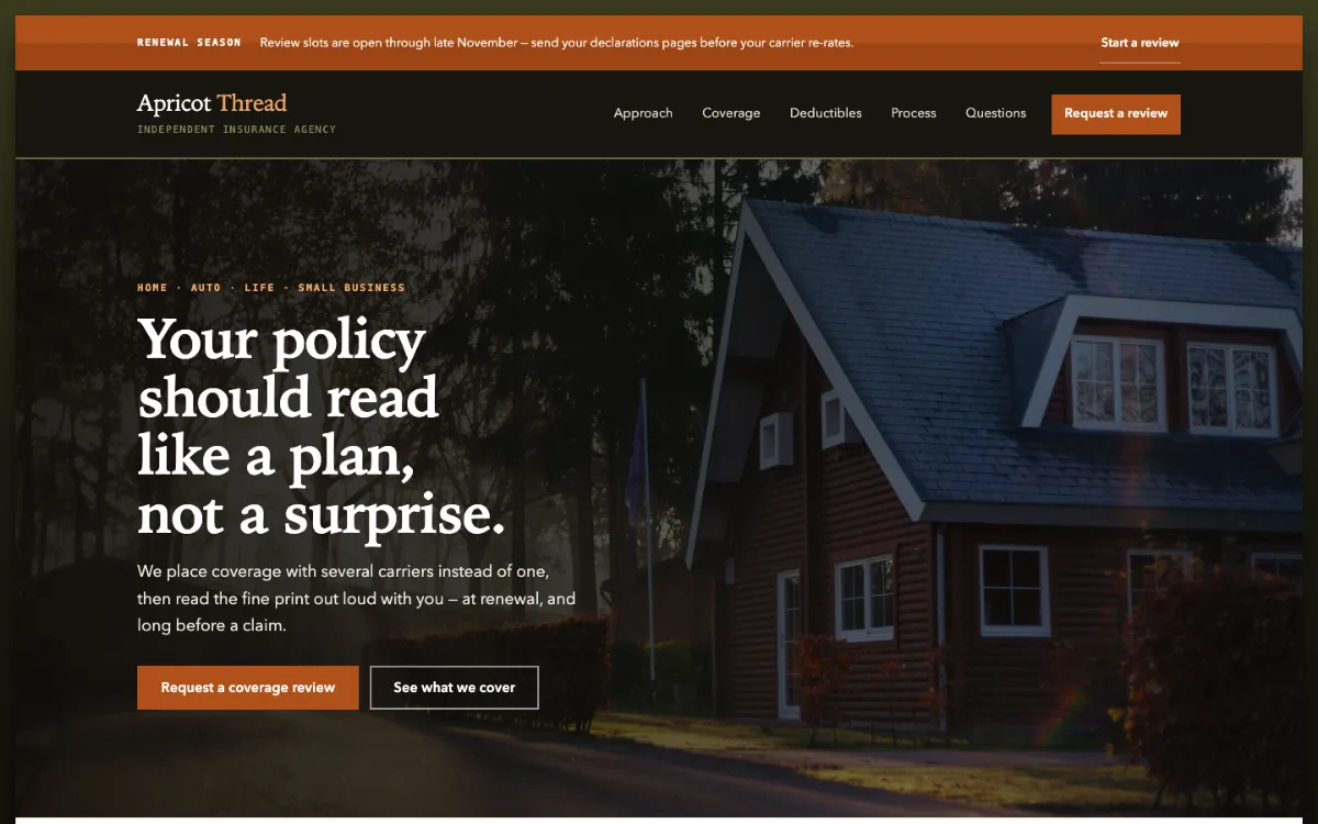 Apricot Thread Insurance Agent