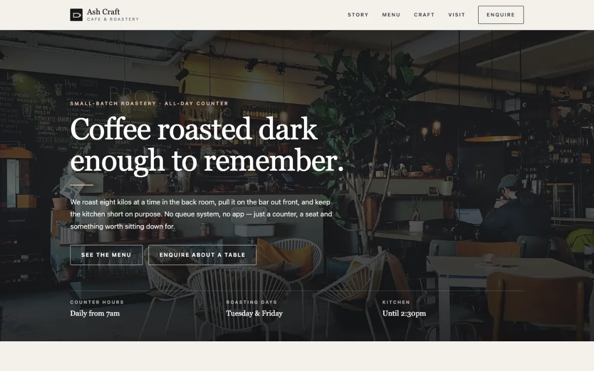 Ash Craft Cafe
