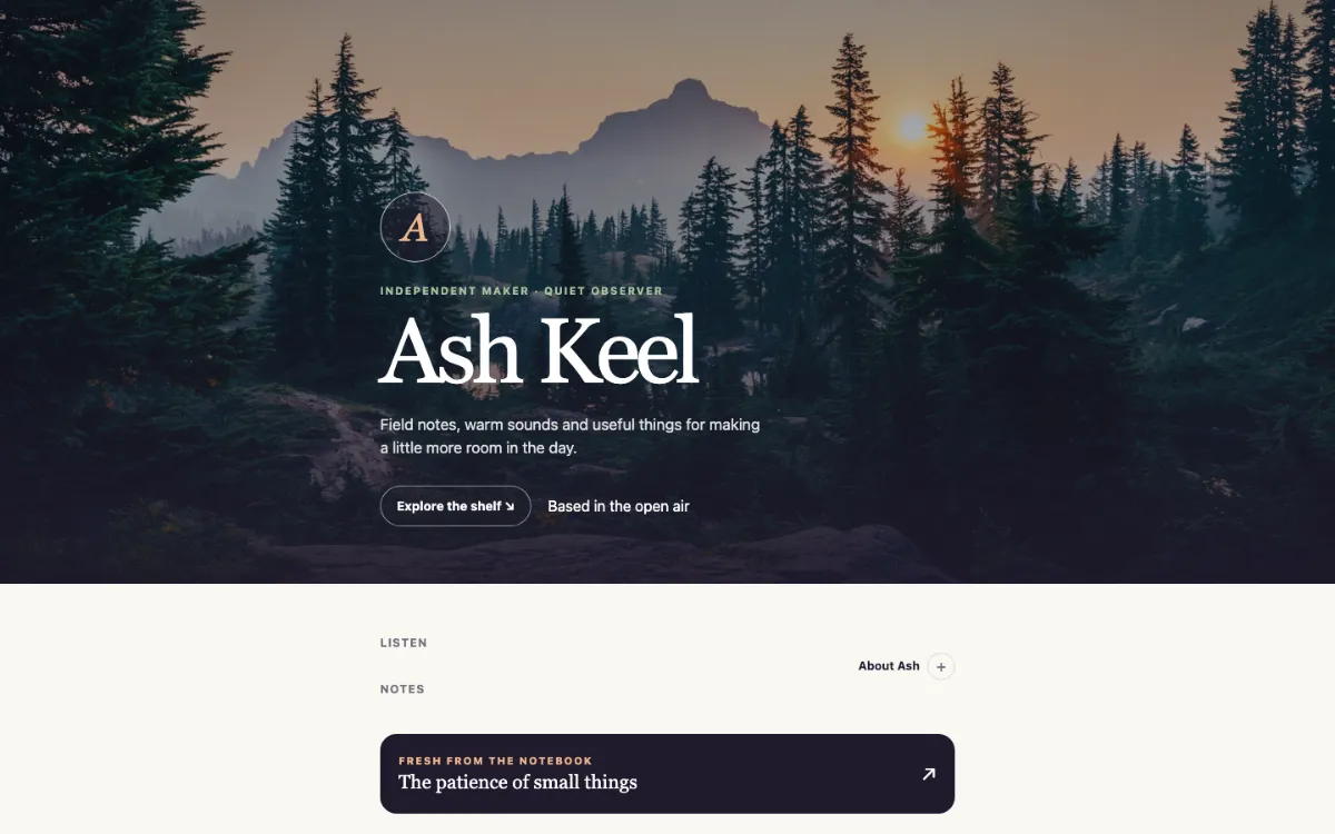 Ash Keel Link In Bio