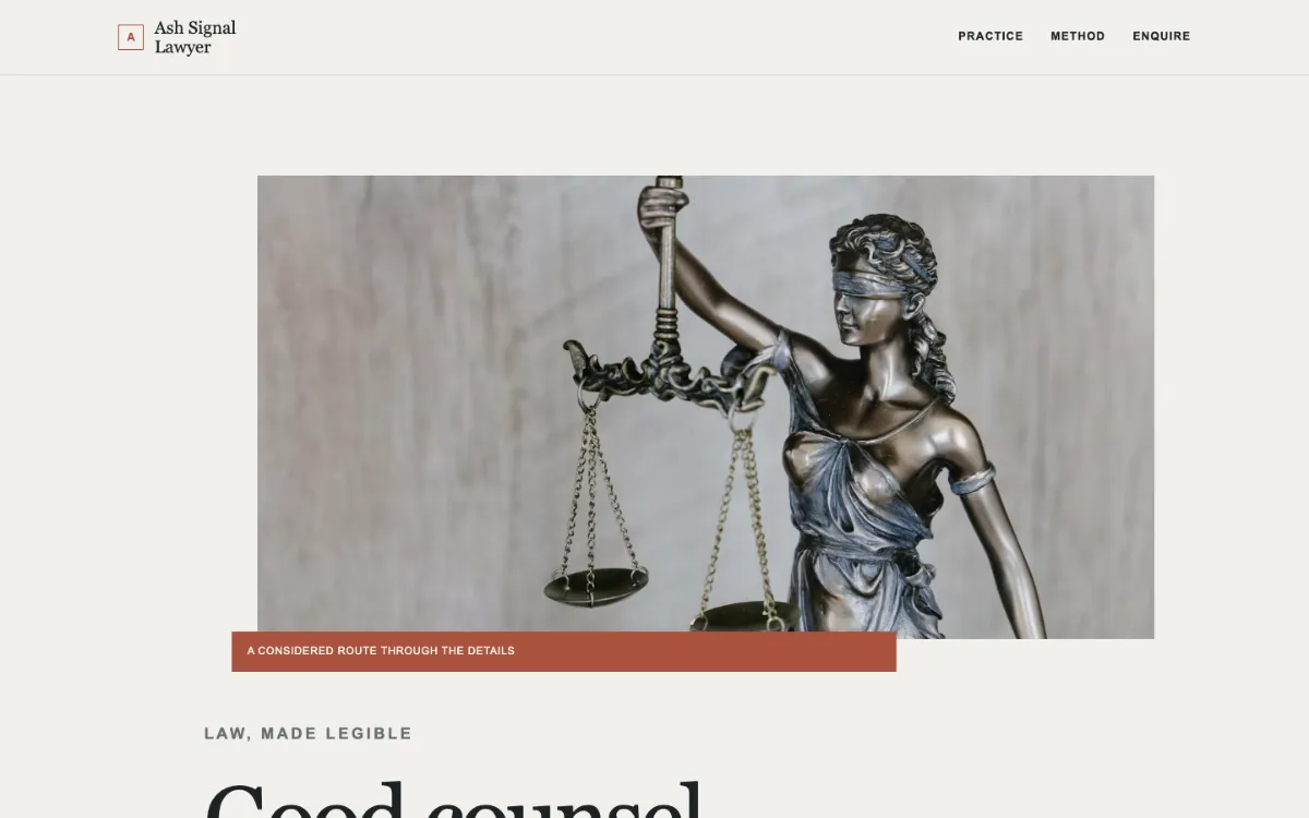 Ash Signal Lawyer