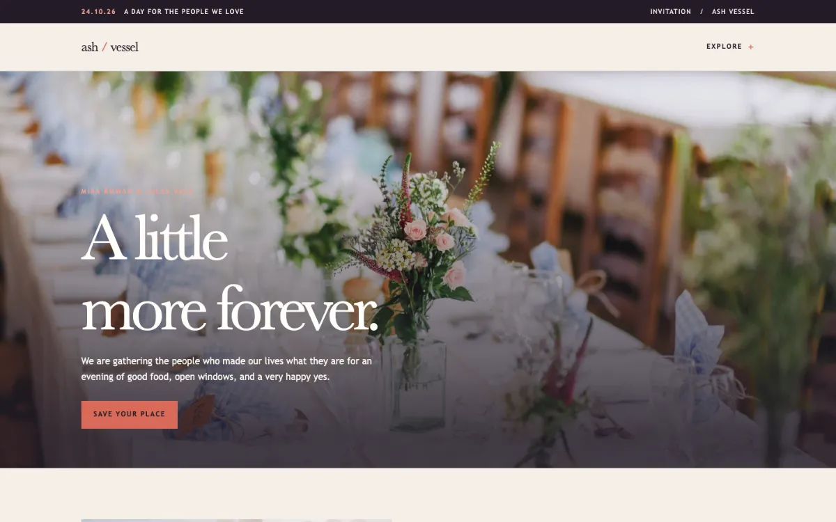 Ash Vessel Wedding