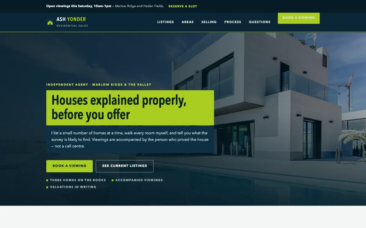 Ash Yonder Real Estate Agent