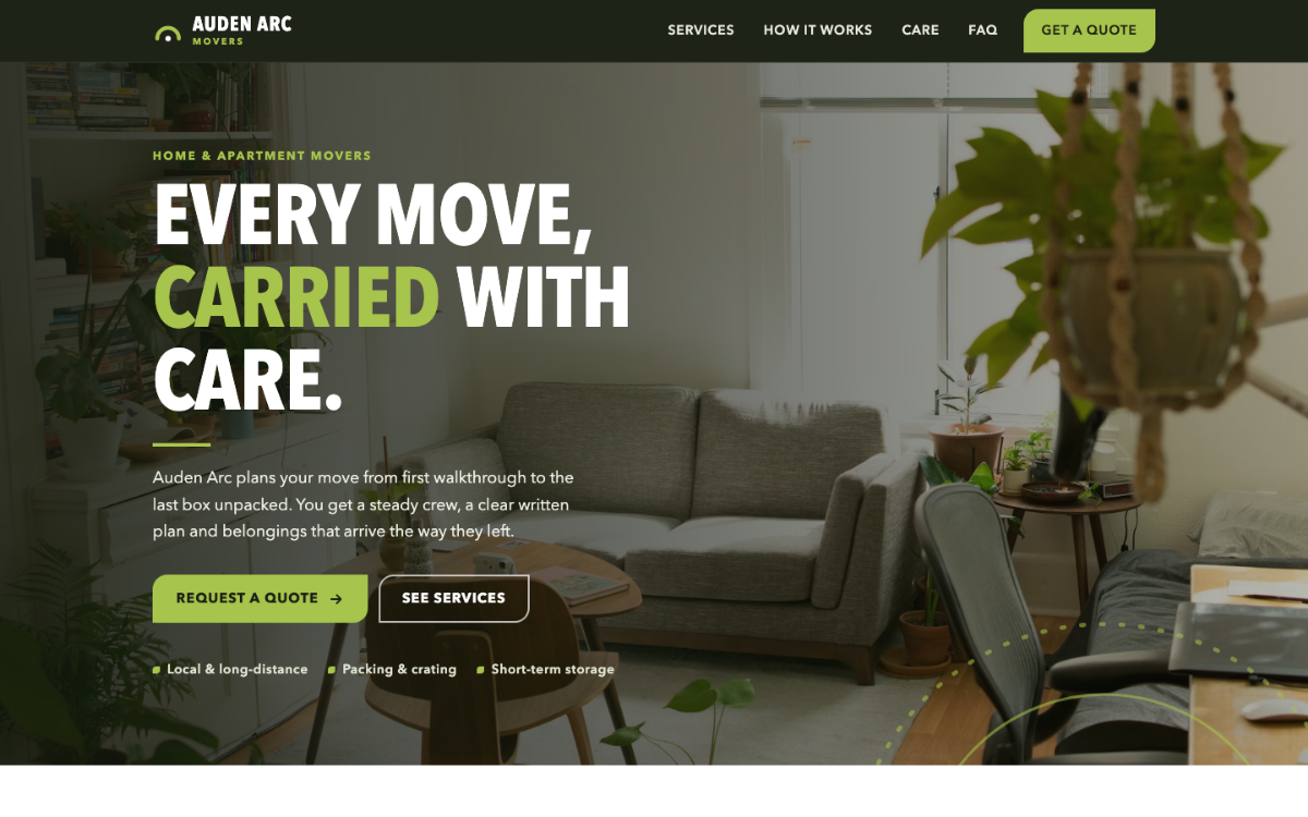 Auden Arc Movers