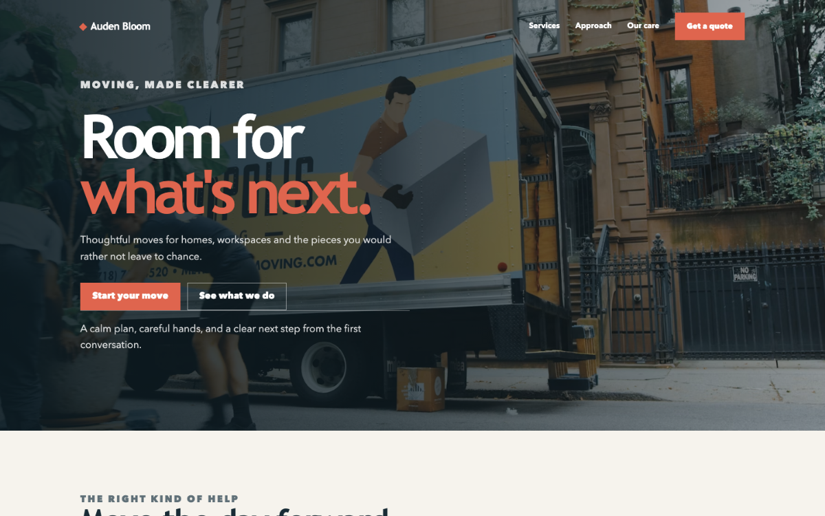 Auden Bloom Movers