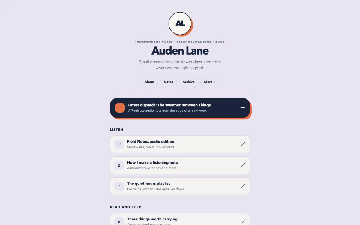 Auden Lane Link In Bio