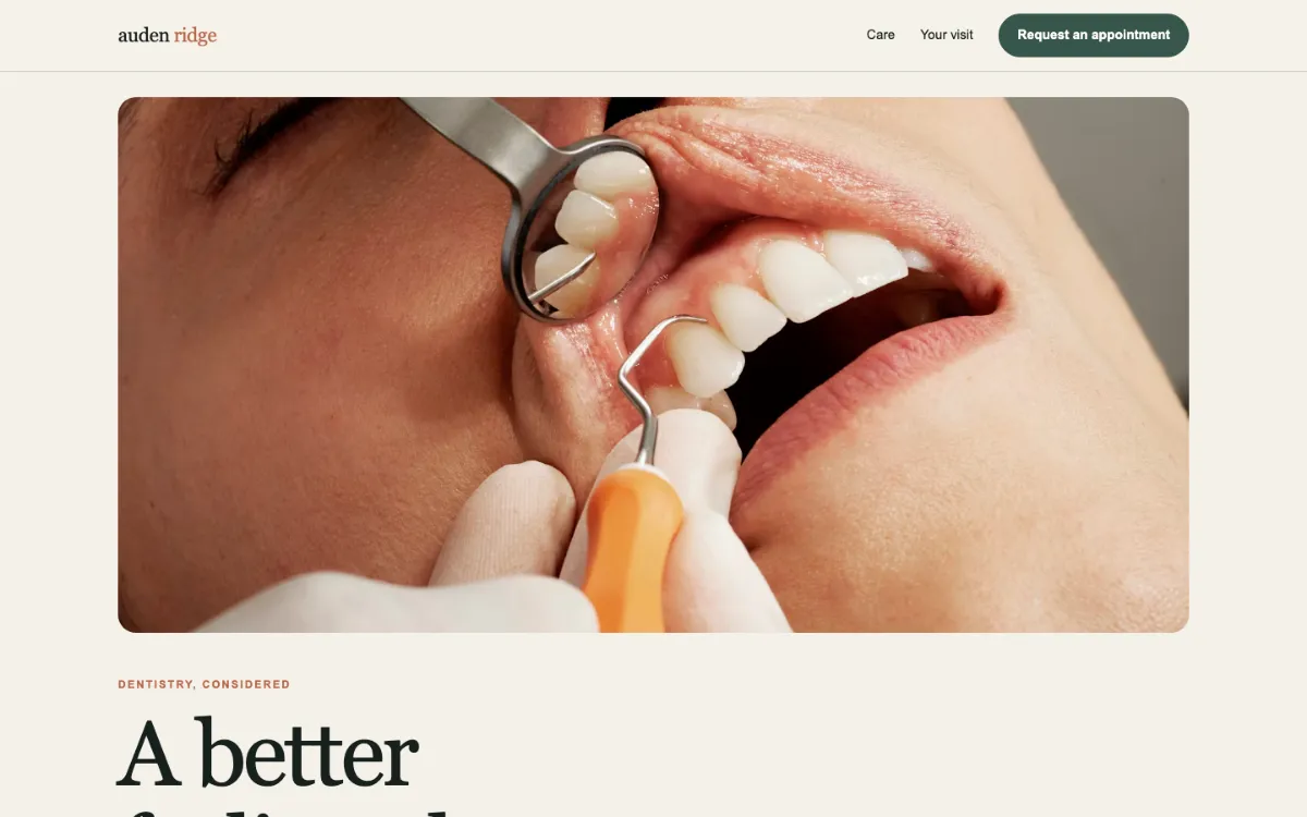 Auden Ridge Dentist