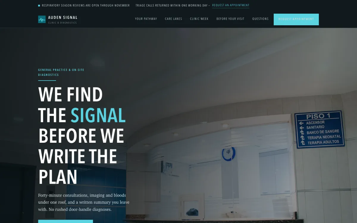 Auden Signal Clinic