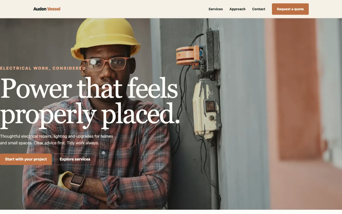 Auden Vessel Electrician