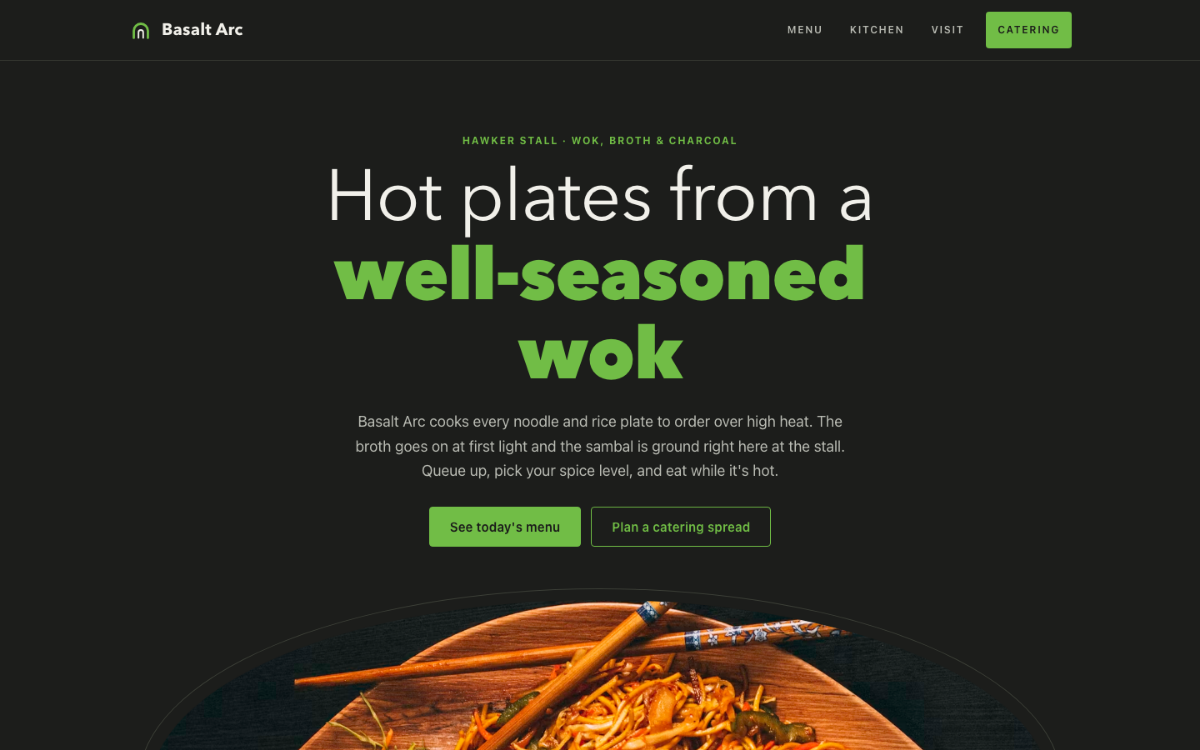 Basalt Arc Hawker Stall