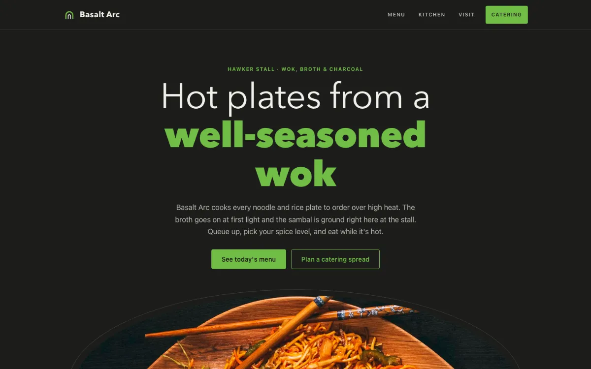 Basalt Arc Hawker Stall
