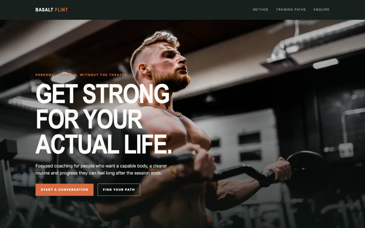 Basalt Flint Personal Trainer