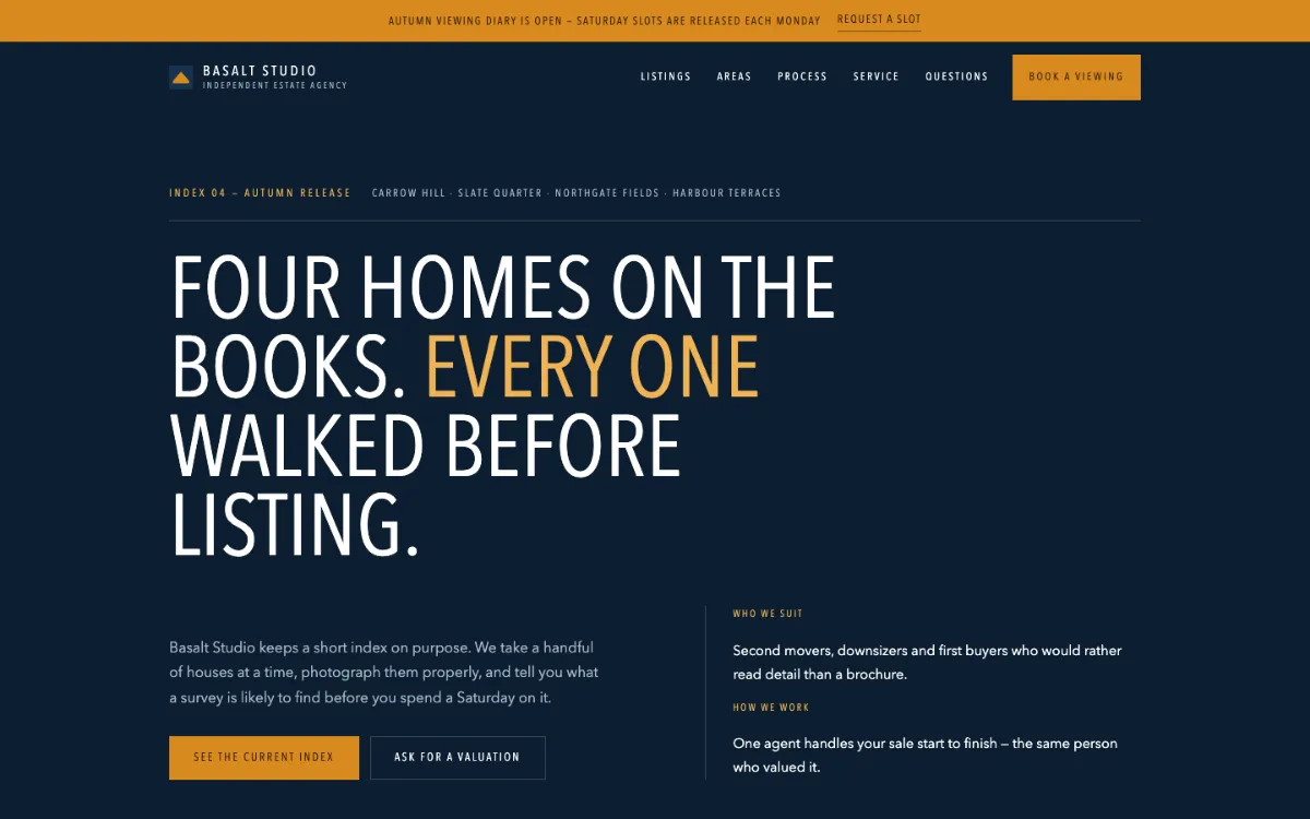 Basalt Studio Real Estate Agent