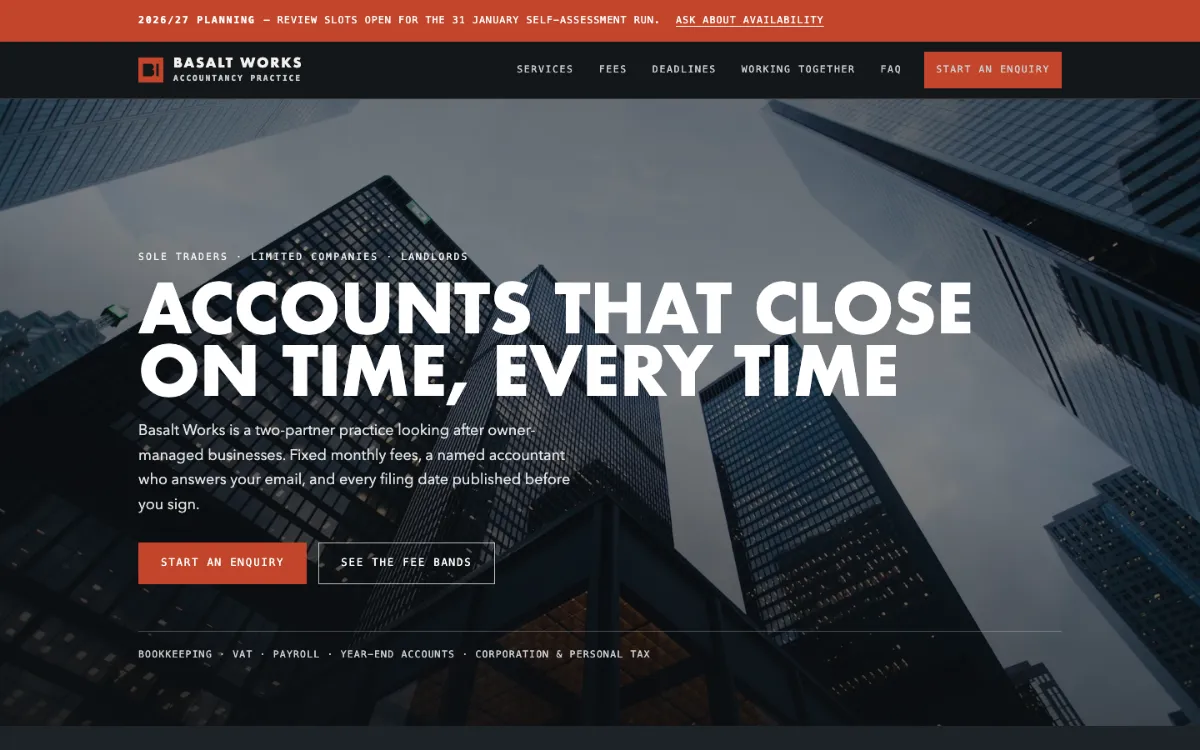 Basalt Works Accountant