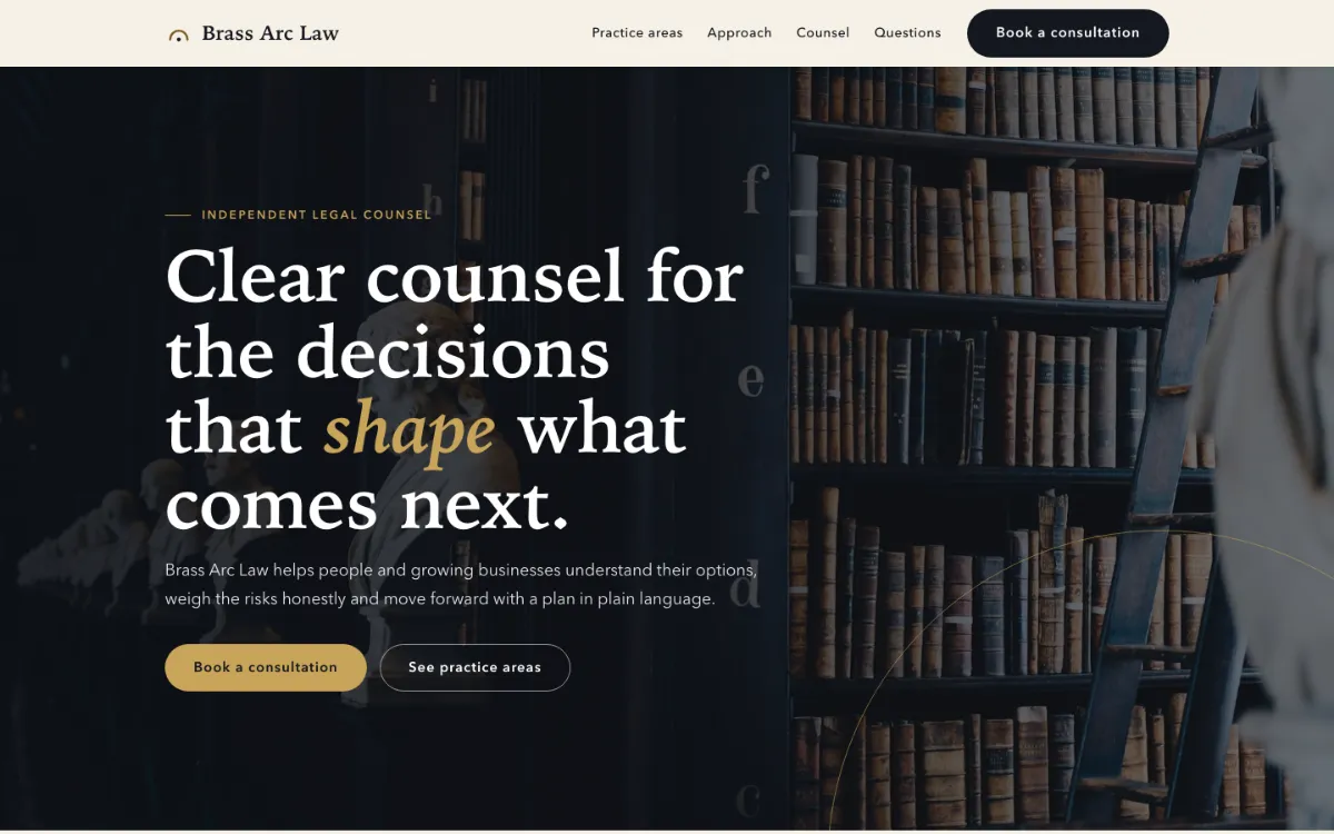 Brass Arc Lawyer