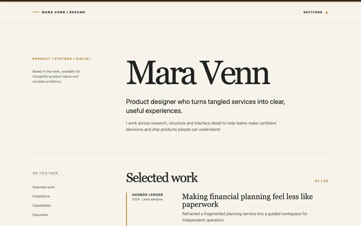Brass Craft Resume