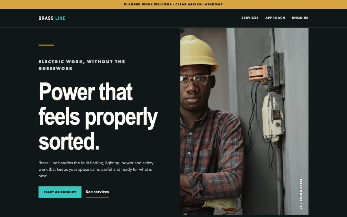 Brass Line Electrician