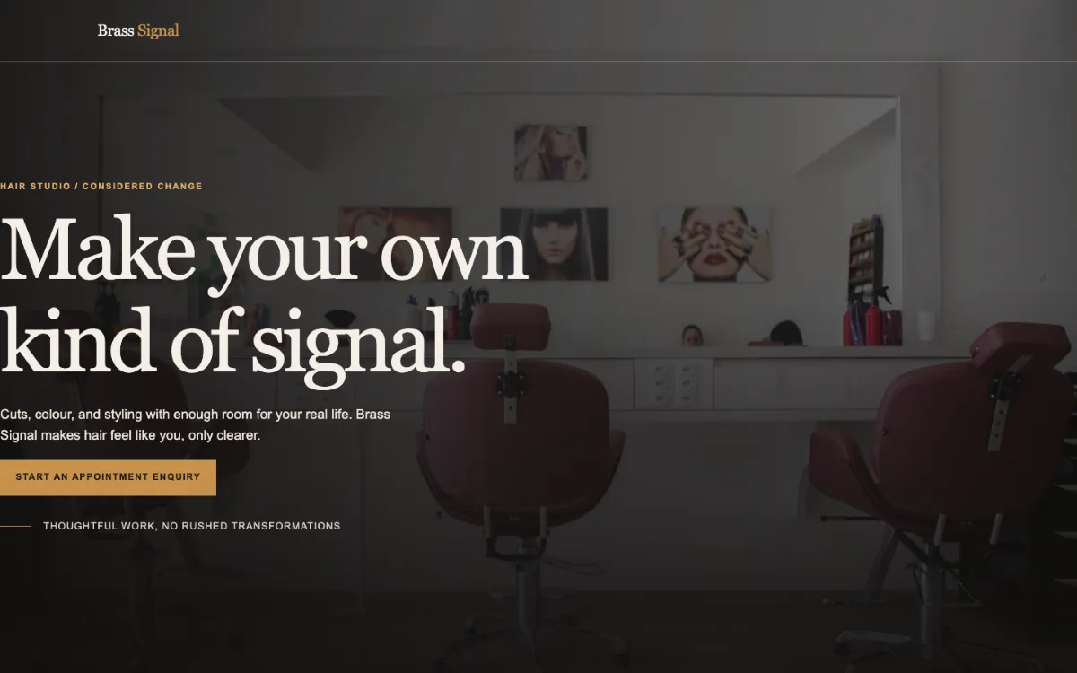 Brass Signal Hair Salon