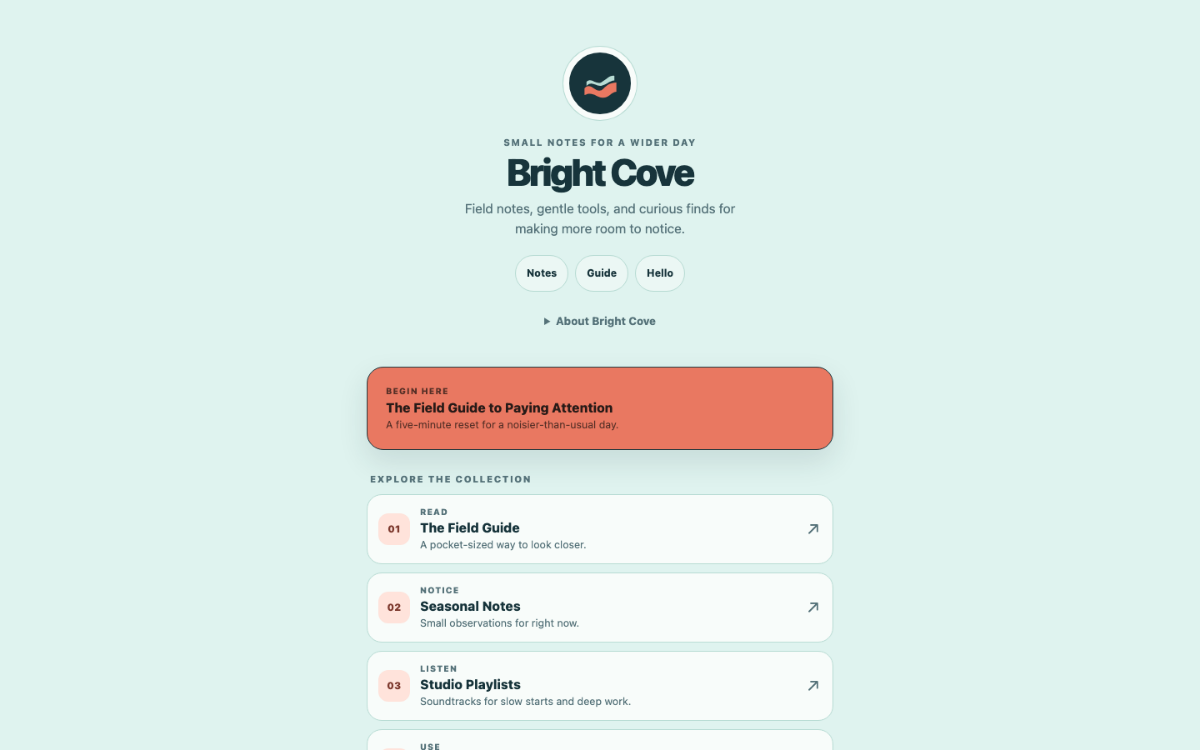 Bright Cove Link In Bio
