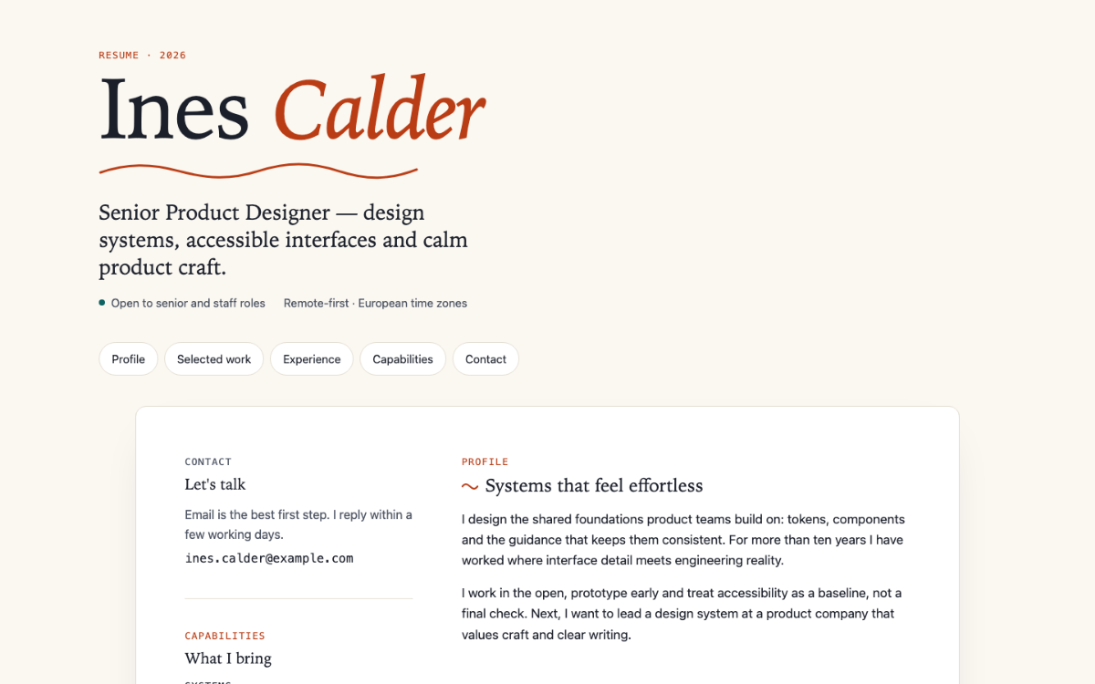 Bright Swell Resume
