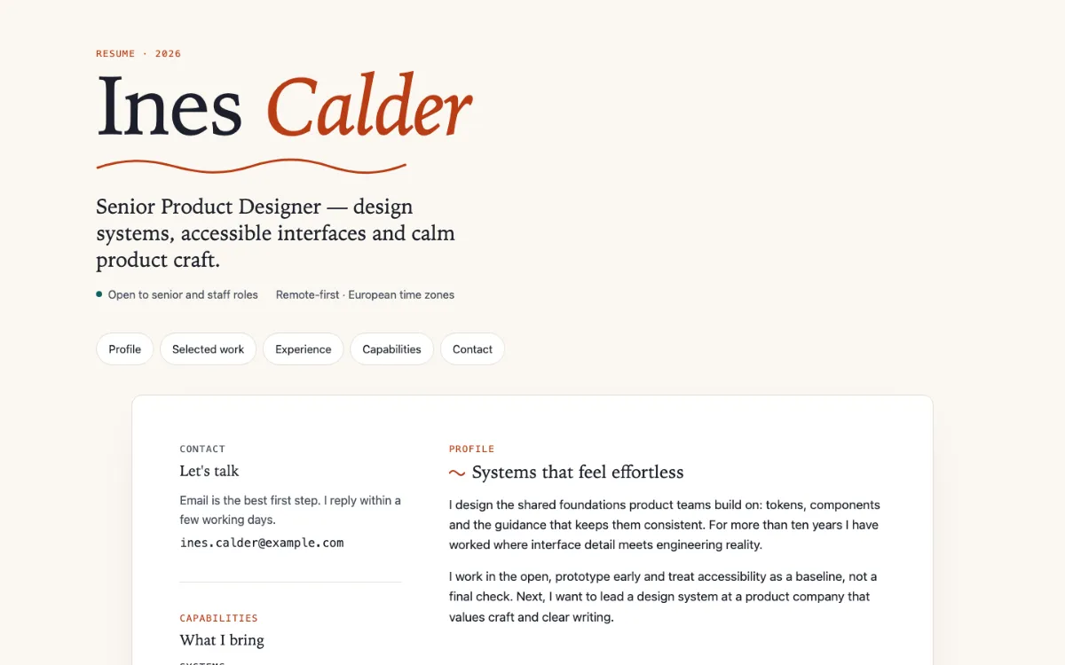 Bright Swell Resume
