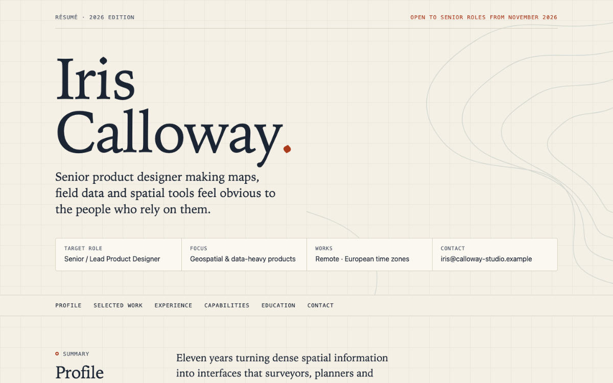 Brio Atlas Resume