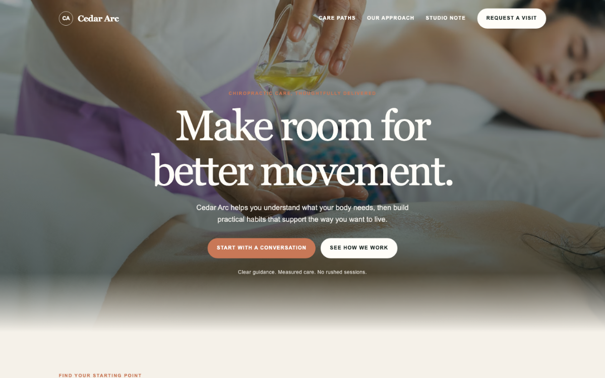 Cedar Arc Chiropractor