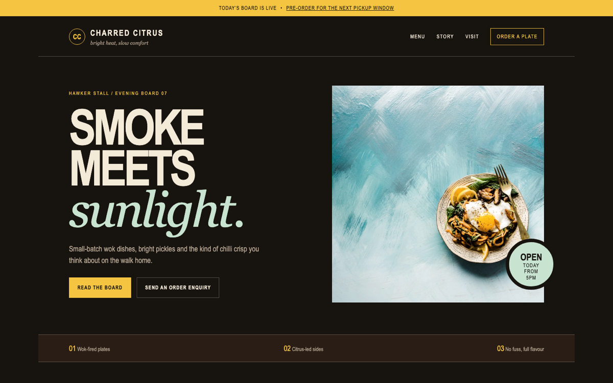 Charred Citrus