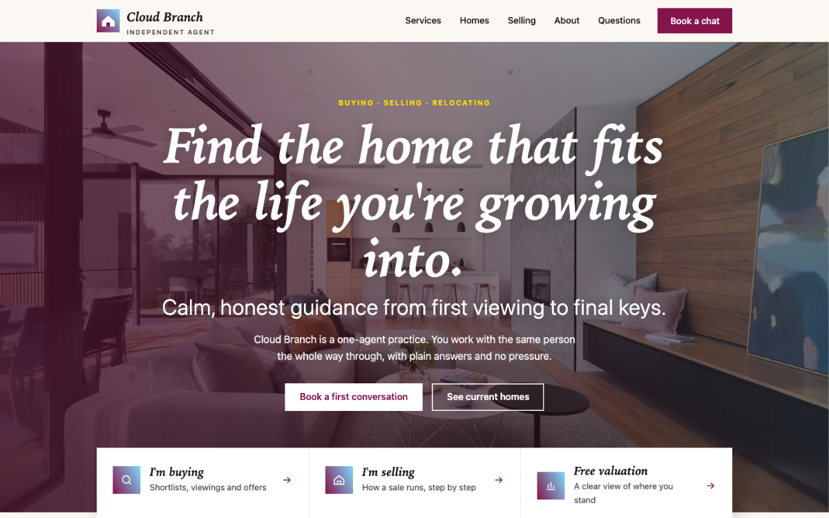 Cloud Branch Real Estate Agent