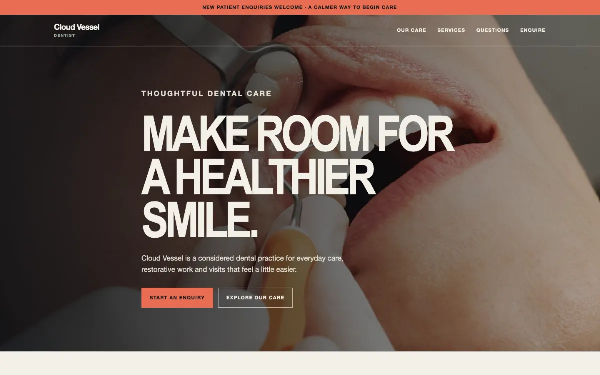 Cloud Vessel Dentist