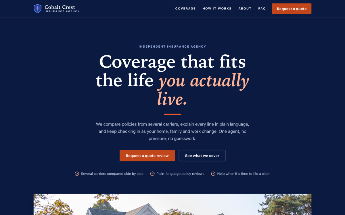 Cobalt Crest Insurance Agent