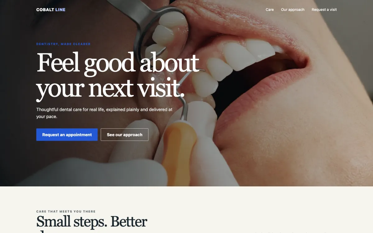 Cobalt Line Dentist