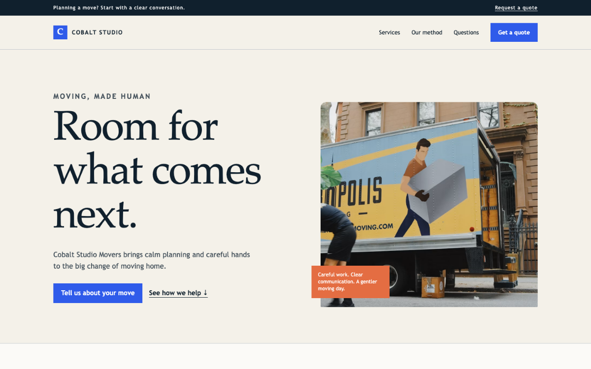 Cobalt Studio Movers