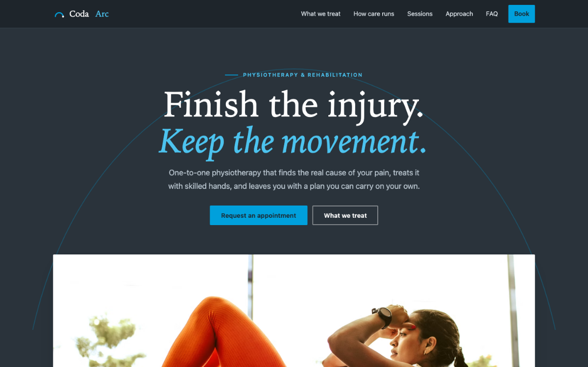 Coda Arc Physiotherapist