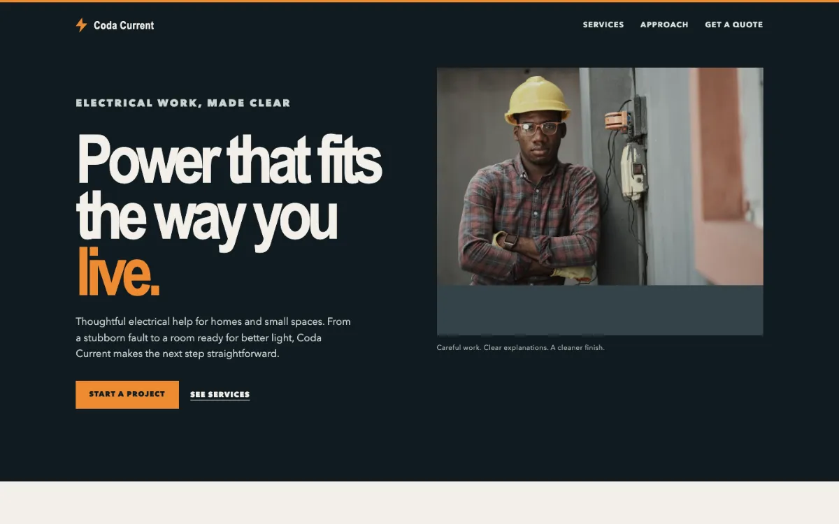 Coda Current Electrician