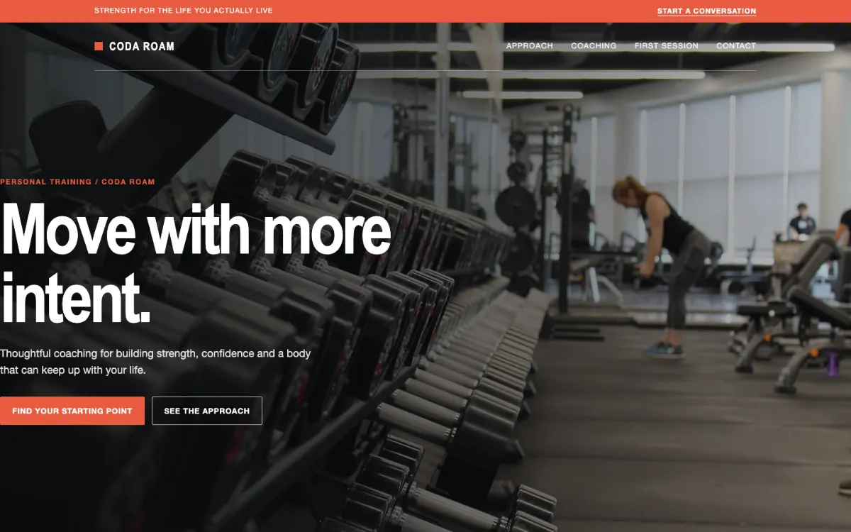 Coda Roam Personal Trainer
