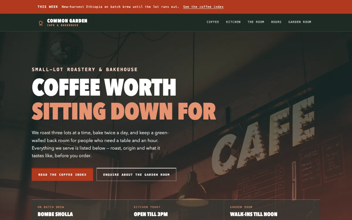 Common Garden Cafe