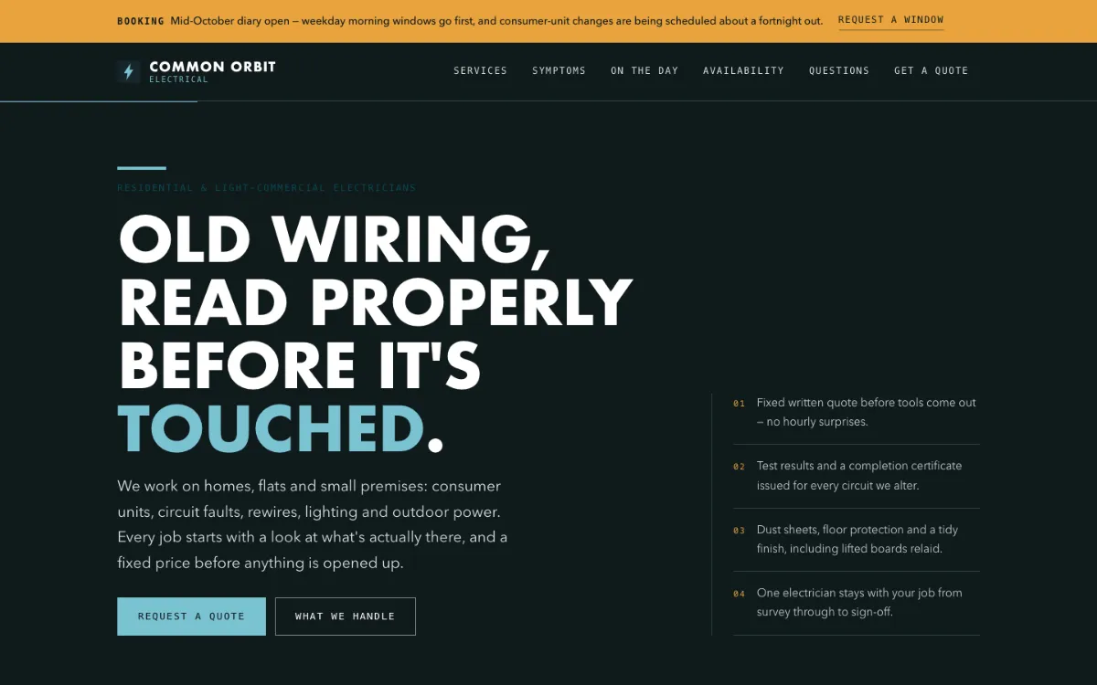 Common Orbit Electrician