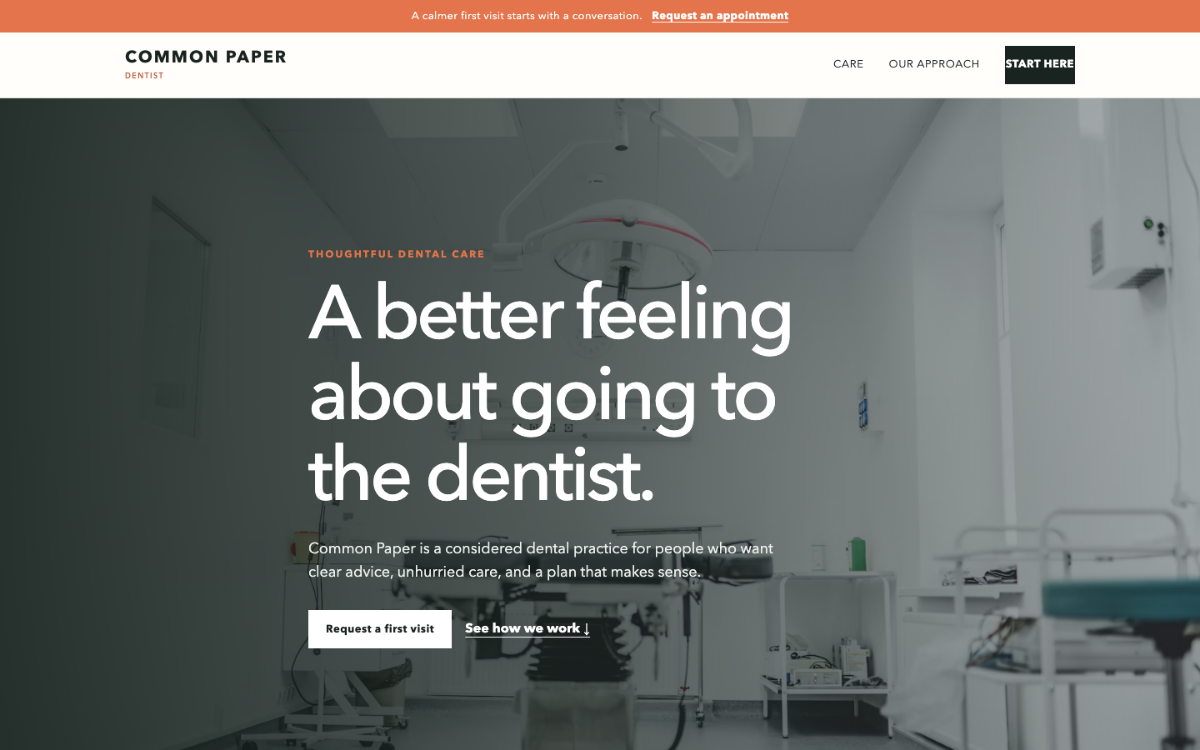 Common Paper Dentist