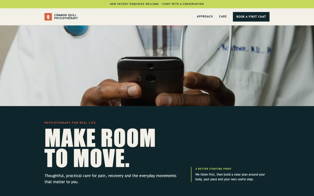 Common Quill Physiotherapist
